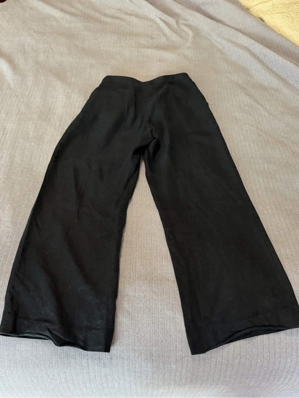 Mango Black Women's linen pants